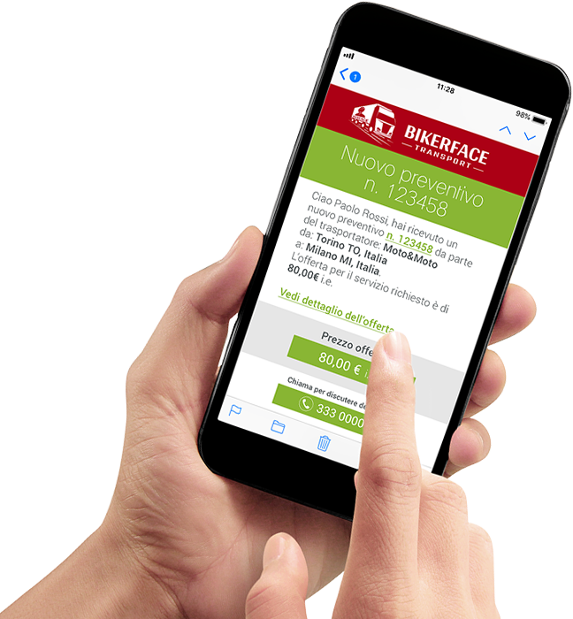 offerte per spedizione moto, scooter, quad, tricicli